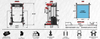 PMAX 5600 Home Gym Smith Machine - Integrated Weight System