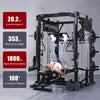 PMAX 4750 Dual Plate Loaded Multi Functional Smith Machine