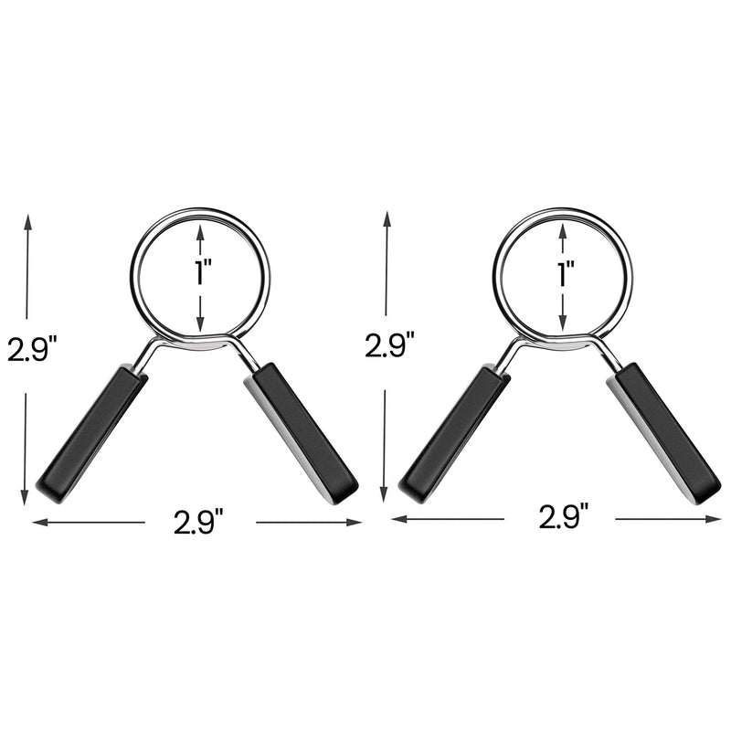 Olympic Barbell Spring Collar (Pair) | RitKeep Fitness – RitKeep (CA)